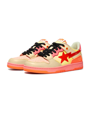 Baskets Bape SK8 STA #1 Orange Homme | RTV-04974990