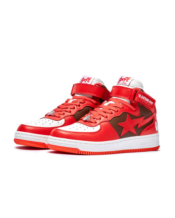 Baskets Bape STA MI #2 M2 Rouge Clair Homme | EJD-56638037