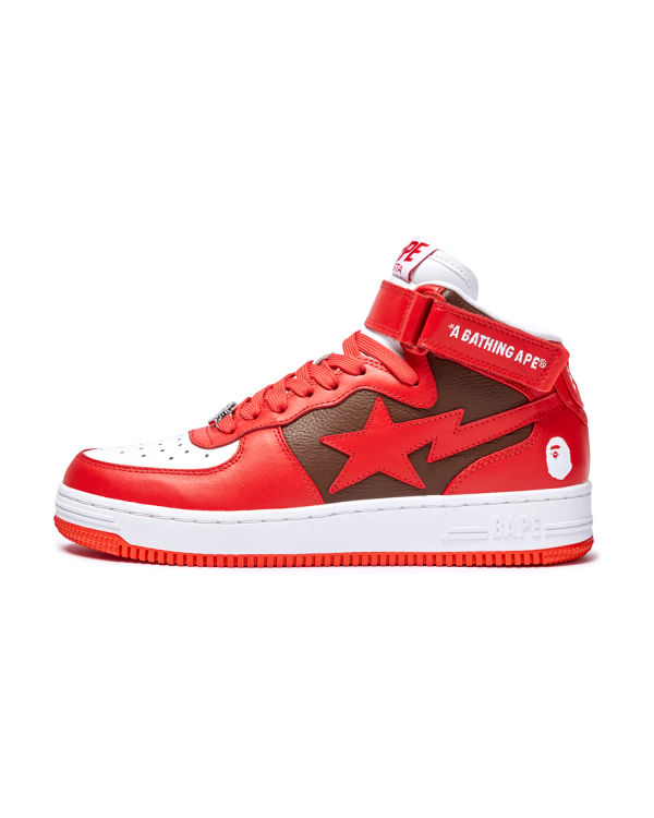 Baskets Bape STA MI #2 M2 Rouge Clair Homme | EJD-56638037