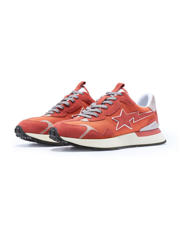 Baskets Bape Route STA Express #3 M1 Orange Homme | OZW-63277075