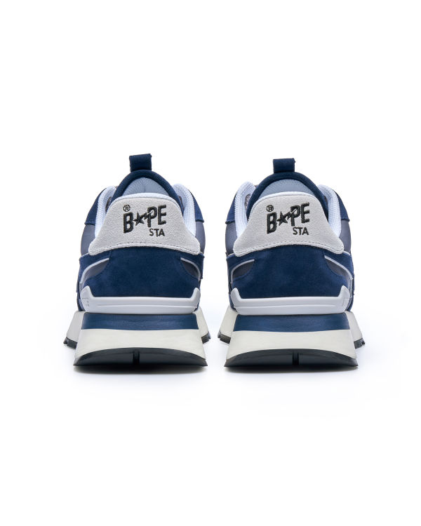 Baskets Bape Route STA Express #3 M1 Bleu Marine Bleu Homme | KWZ-47990563