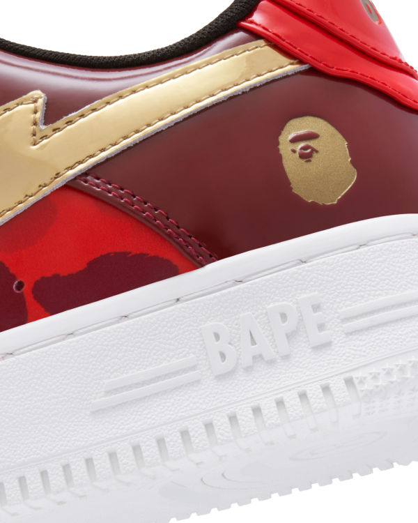 Baskets Bape STA CNY Project Rouge Clair Homme | QOJ-28389619