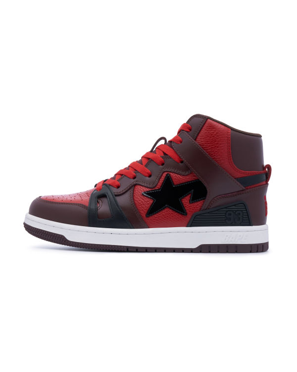 Baskets Bape STA 93 HI Rose Clair Homme | XUS-03004054