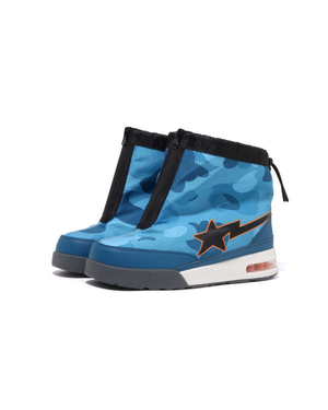 Baskets Bape Honeycomb Camo Zip Route STA M2 Bleu Homme | BGJ-99865383