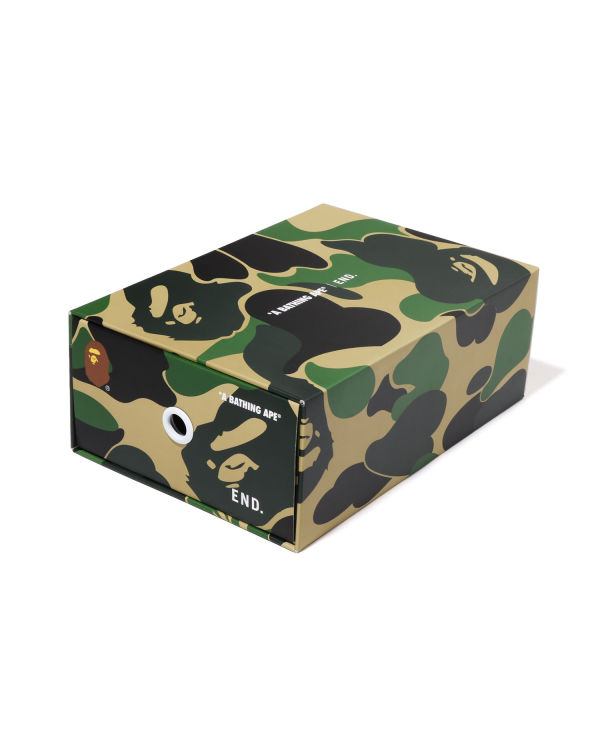 Baskets Bape X END. STA M1 Blanche Vert Rouge Homme | NWO-11665155