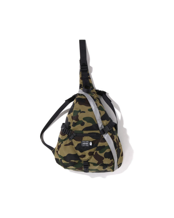 Sacs à Bandoulière Bape Porter 1st Camo One Vert Homme | OFZ-49006408