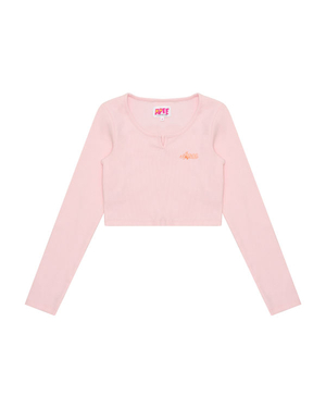 Chemisier Bape Cropped slim cut Rose Femme | ILA-54541340