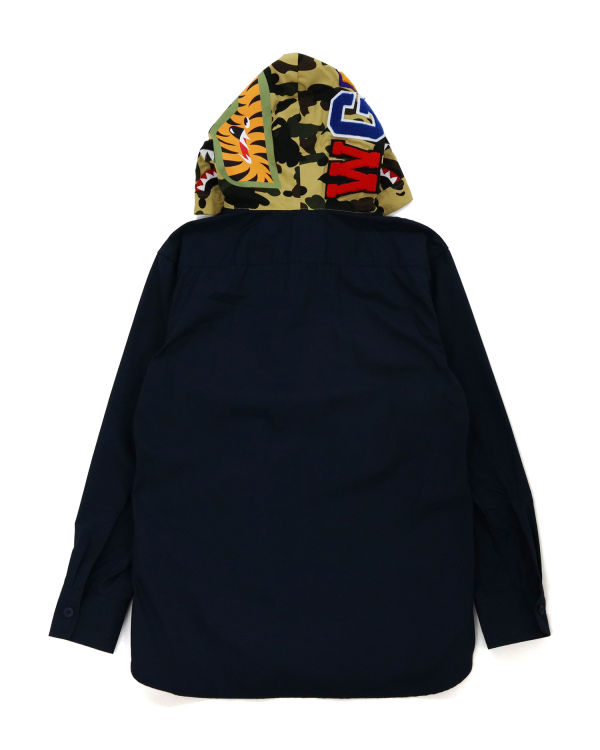 Vestes Bape 1st Camo Shark Bleu Femme | FKV-80664356