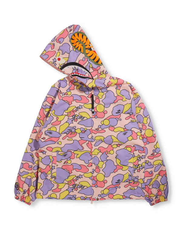 Vestes Bape STA Camo Oversized Full Zip Rose Femme | HQC-30485297