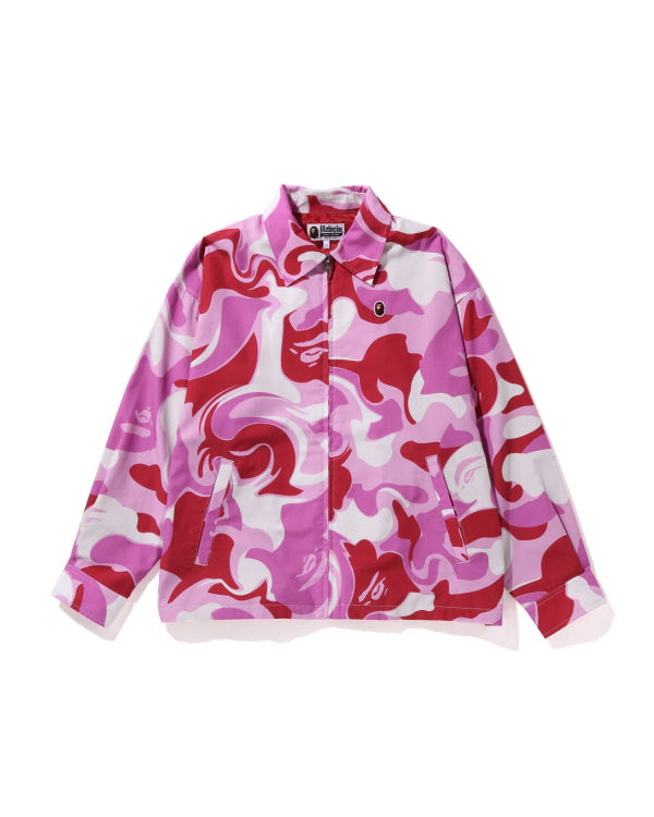 Vestes Bape Marble Camo Oversized Zip Rose Femme | KMG-24386758