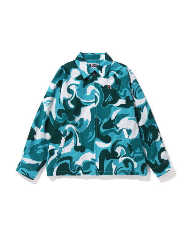 Vestes Bape Marble Camo Oversized Zip Menthe Femme | SYO-12917787