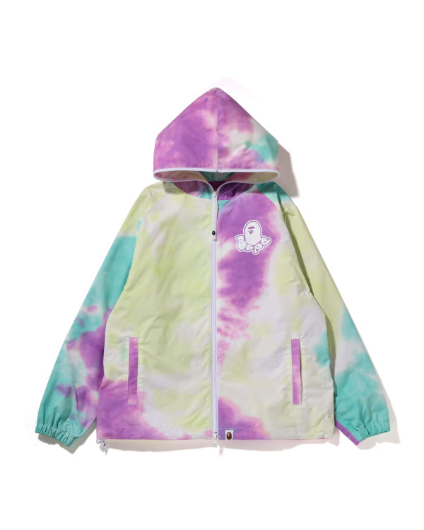 Vestes Bape Tie-Dye Oversized Full Zip Violette Vert Bleu Femme | FKI-10189946