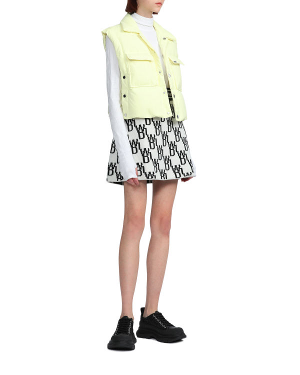 Gilet Bape Buttoned cropped Jaune Femme | SAE-41933601