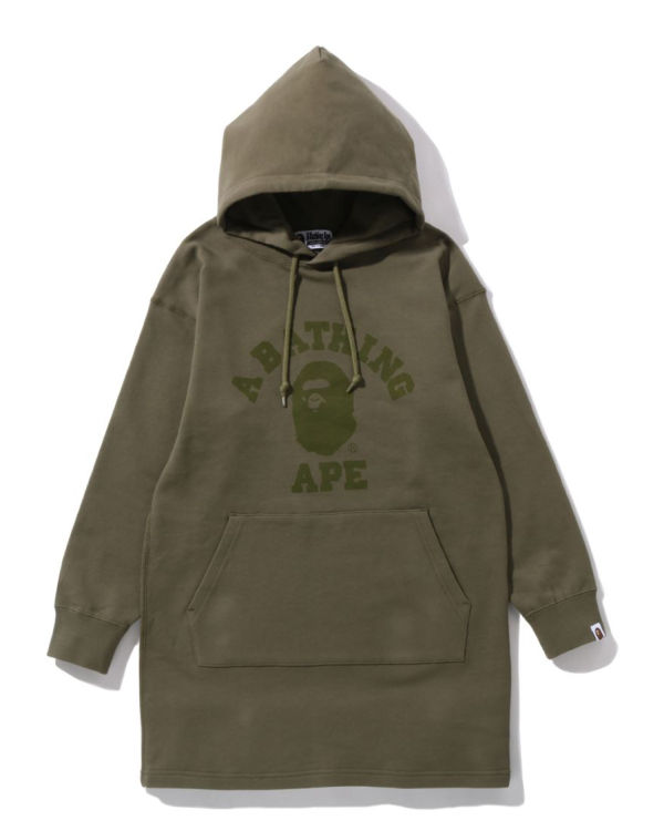 Peignoir Bape Ape Head One Point Onepiece Vert Clair Femme | QLY-32178603