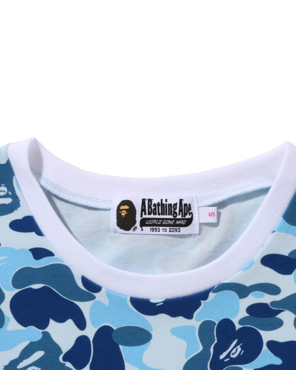 Peignoir Bape ABC Camo L/S Bodycon Bleu Femme | CIW-46592199