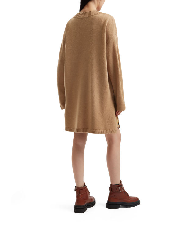 Knitwear Bape Oversized Beige Femme | OWU-76173981