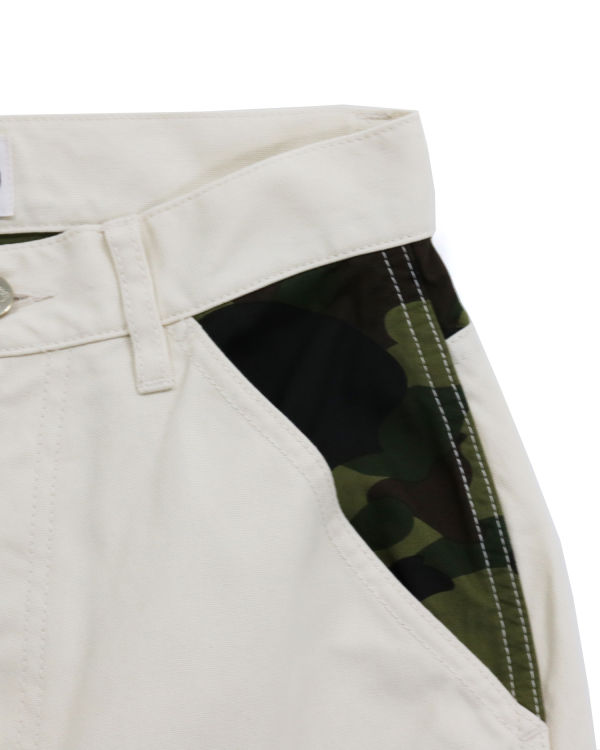 Pantalon Bape 1st Camo Painter Blanche Femme | HLZ-33411577