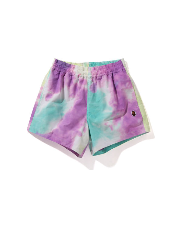 Shorts Bape One Point Dye Multicolore Femme | SQA-40194534