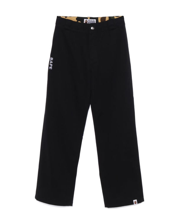 Pantalon Bape Chino Travail Noir Femme | MXU-83686482