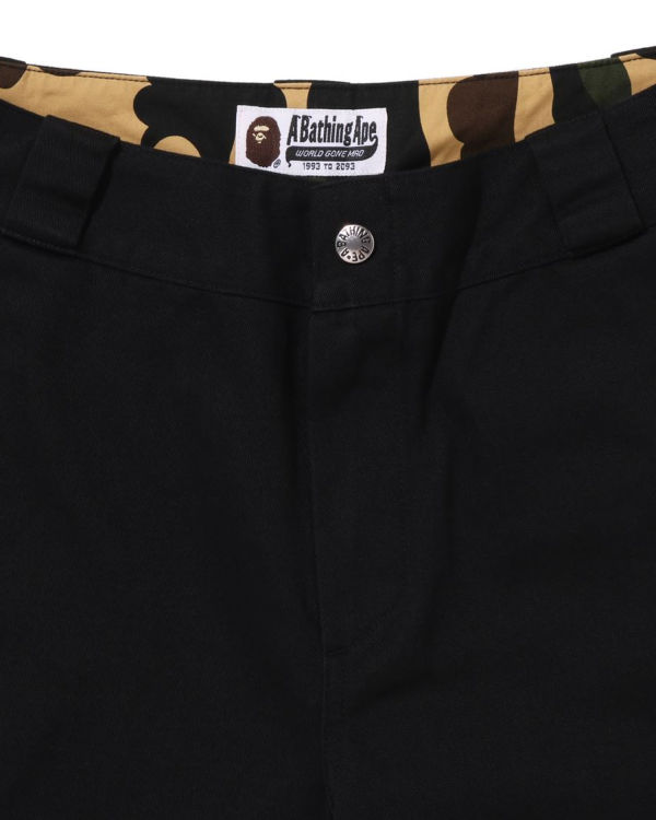 Pantalon Bape Chino Travail Noir Femme | MXU-83686482