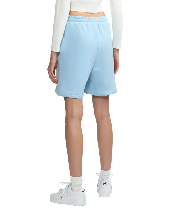 Shorts Bape Logo track Bleu Femme | FOG-60697096