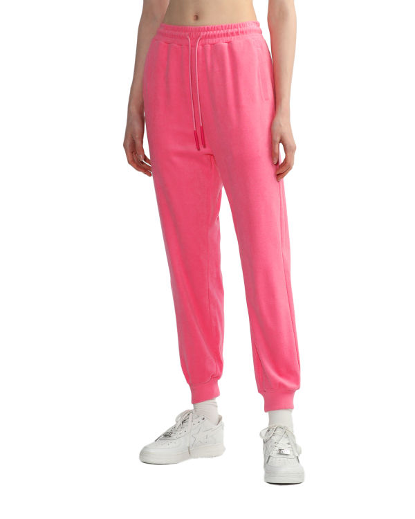 Pantalon Bape Towelling track Rose Femme | MBA-92276748