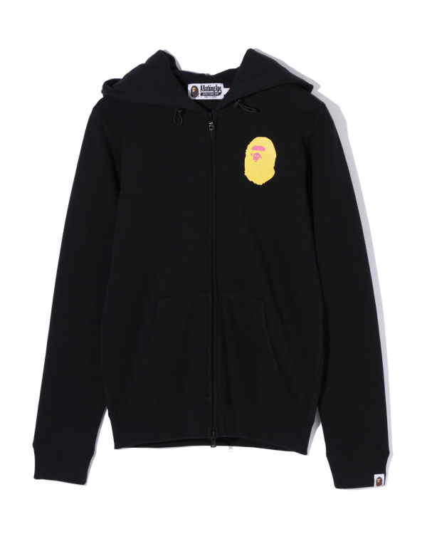 Sweat à Capuche Bape Colours multi logo zip Noir Femme | SKR-41640034