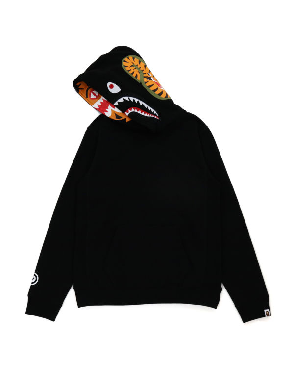 Sweat à Capuche Bape Shark Inside Tiger Pullover Noir Femme | EYC-86543425