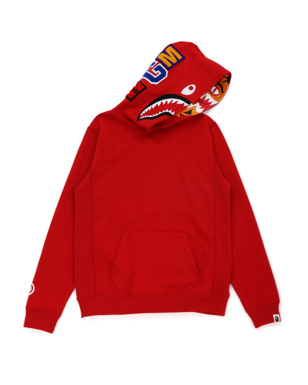 Sweat à Capuche Bape Shark Inside Tiger Pullover Rouge Clair Femme | ZHI-22409950