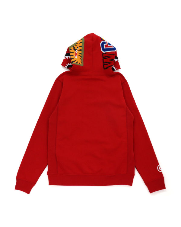 Sweat à Capuche Bape Shark Inside Tiger Pullover Rouge Clair Femme | ZHI-22409950