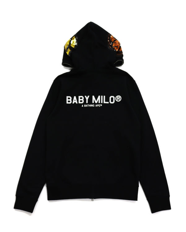 Sweat à Capuche Bape Milo Sequin Full Zip Noir Femme | BCL-62486143