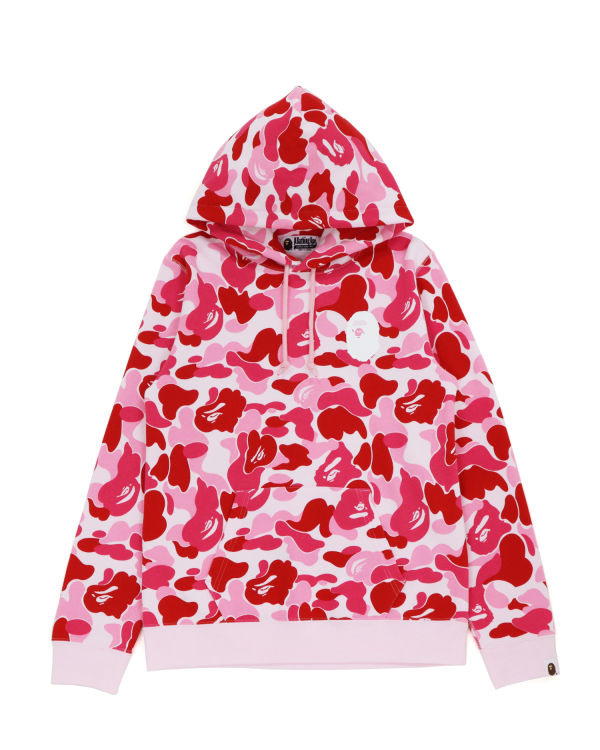 Sweat à Capuche Bape Big ABC Camo Ape Head Pullover Rose Femme | RAU-26209375