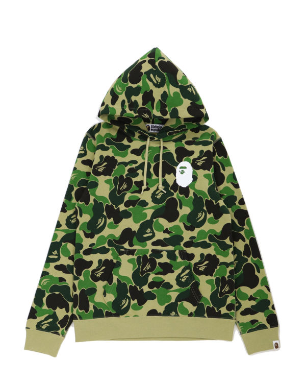 Sweat à Capuche Bape Big ABC Camo Ape Head Pullover Vert Femme | UTF-03350033