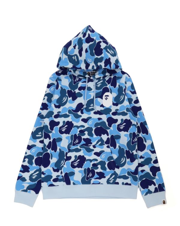 Sweat à Capuche Bape Big ABC Camo Ape Head Pullover Bleu Femme | ZZI-57867333