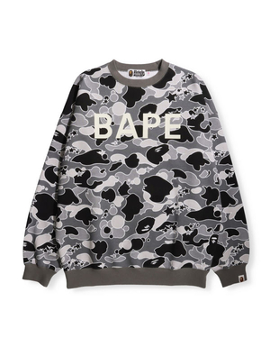 Sweats Bape STA Camo Oversized Crewneck Noir Femme | SWX-89139286