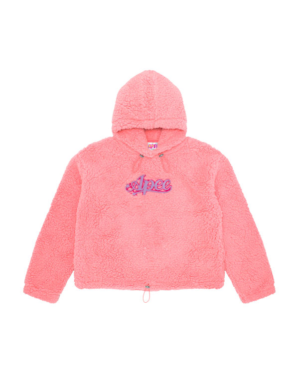 Sweat à Capuche Bape Oversized Rose Femme | ZWO-81595002