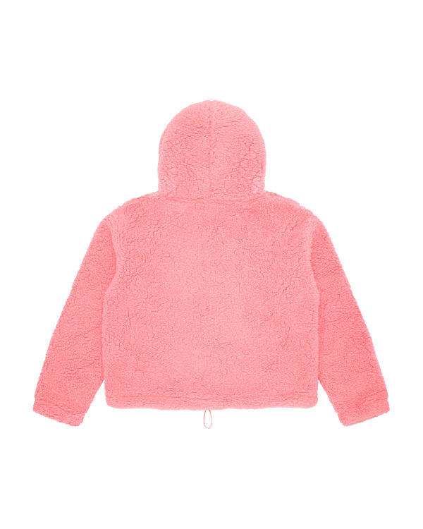 Sweat à Capuche Bape Oversized Rose Femme | ZWO-81595002