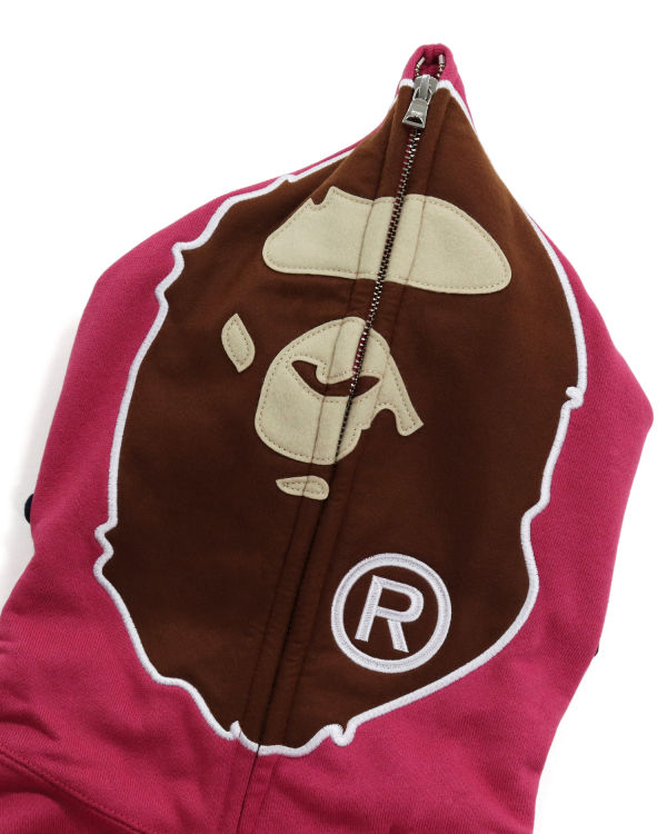 Sweat à Capuche Bape 2nd Ape Full Zip Rose Femme | RFC-45211226