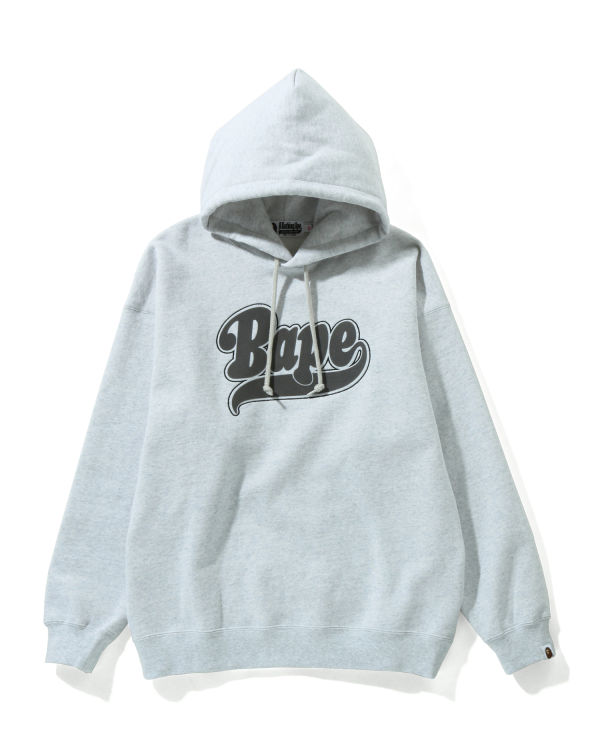 Sweat à Capuche Bape Oversized Pullover Grise Clair Femme | PIM-25676412