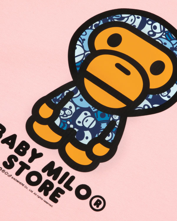 Sweats Bape Milo crew neck Rose Femme | FDK-79552860