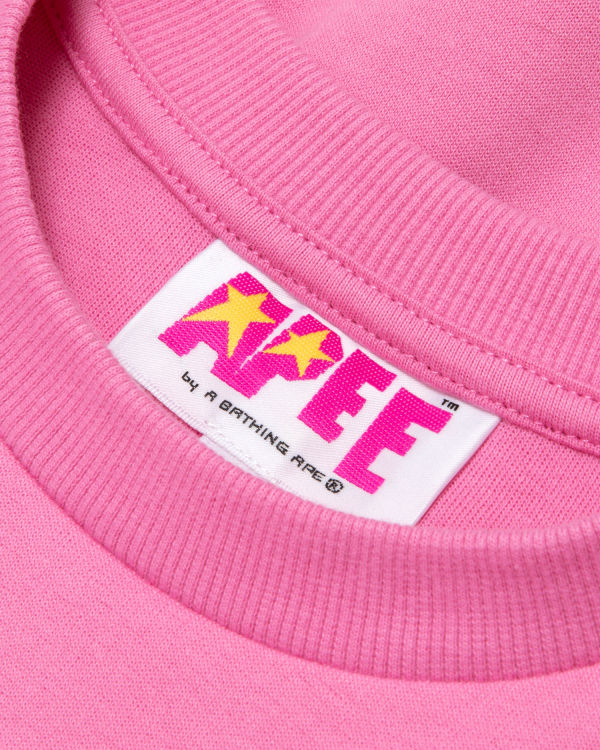 Sweats Bape Cropped logo Rose Femme | JHY-56913162