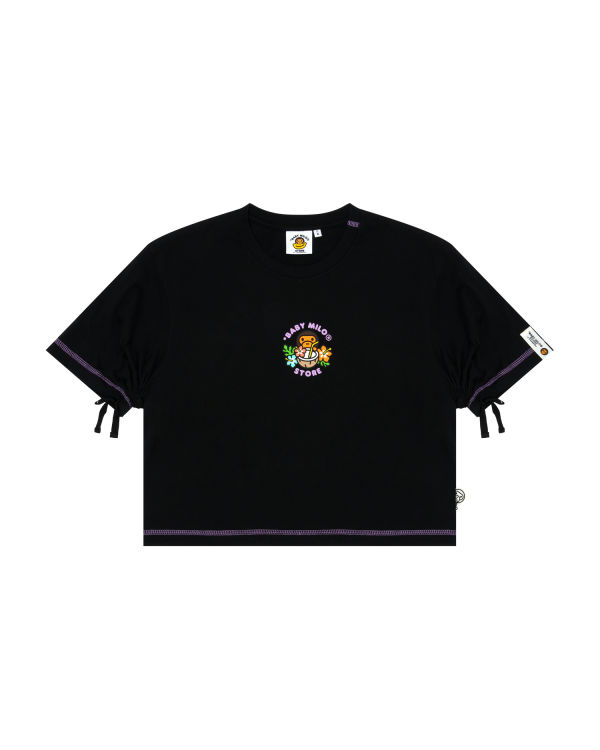 T Shirts Bape Milo cropped fit Noir Femme | JNO-87884079