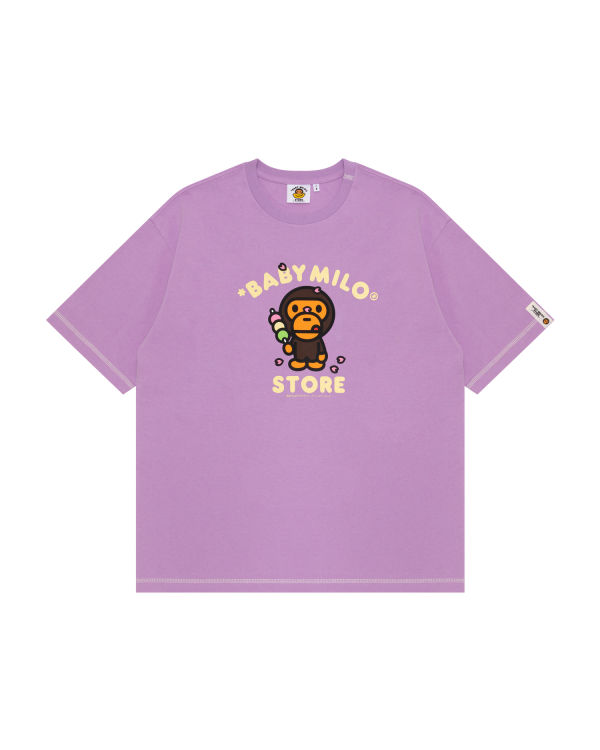 T Shirts Bape Milo boxy fit Violette Femme | RDI-43046281