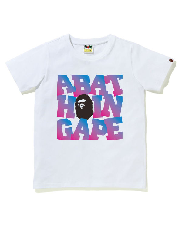 T Shirts Bape A Bathing Ape Blanche Femme | BVK-48309595