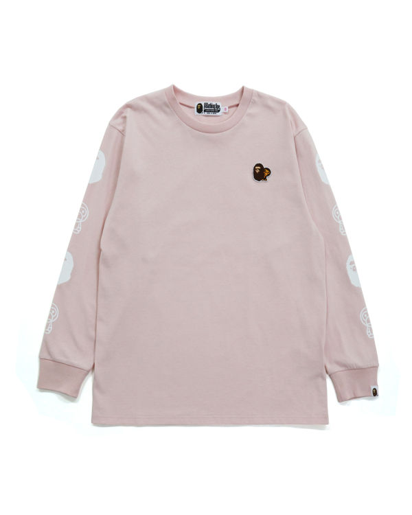 T Shirts Bape Ape Head & Milo One Point Rose Femme | CFK-86645569