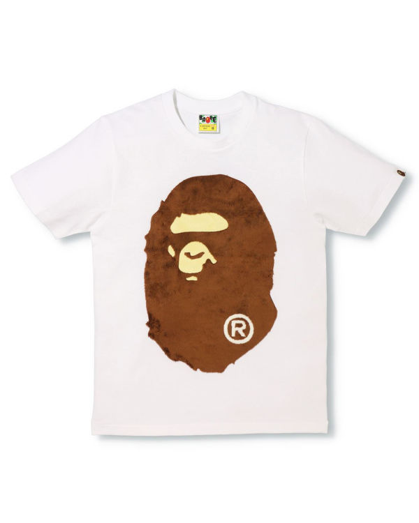 T Shirts Bape BOA Big Ape Head Blanche Femme | BWL-23179598