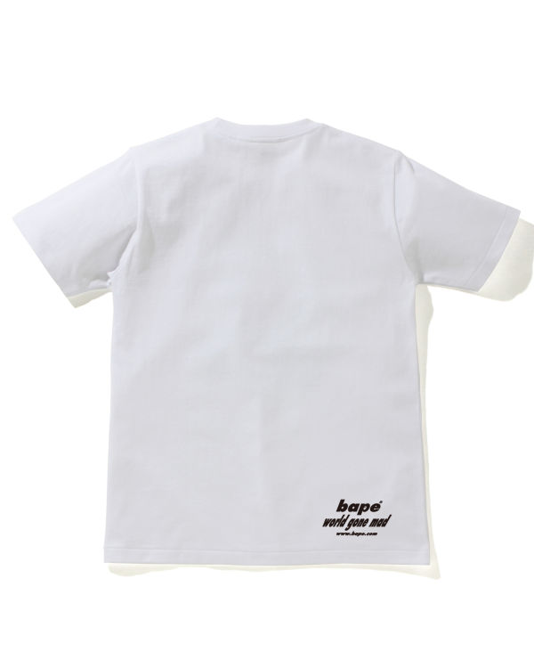 T Shirts Bape STA Camo WGM Ape Head Blanche Femme | MWH-56136378