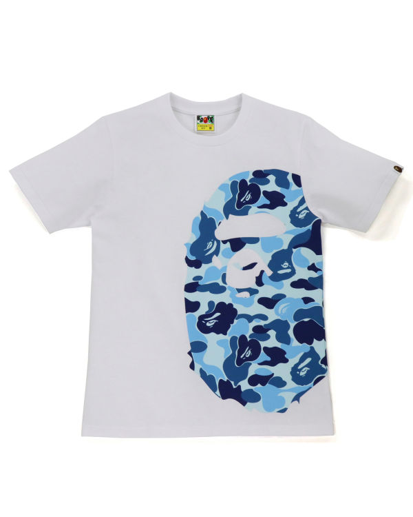 T Shirts Bape ABC Camo Side Big Ape Head Blanche Femme | GXW-91380973