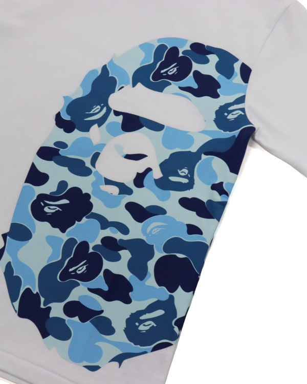 T Shirts Bape ABC Camo Side Big Ape Head Blanche Femme | GXW-91380973