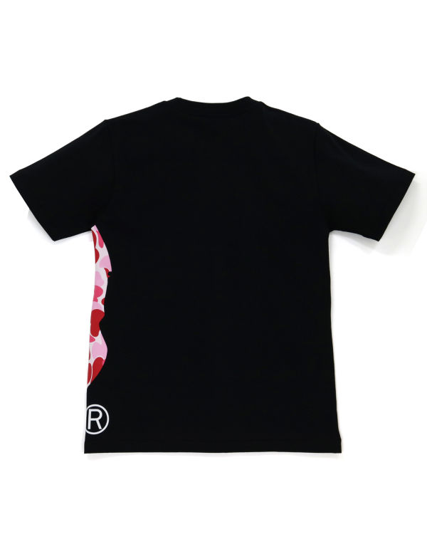 T Shirts Bape ABC Camo Side Big Ape Head Noir Femme | DON-37588870